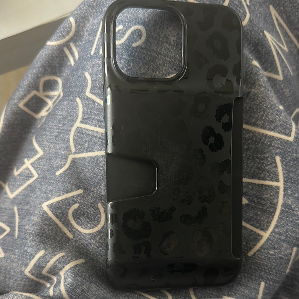 Black Leopard Phone Case